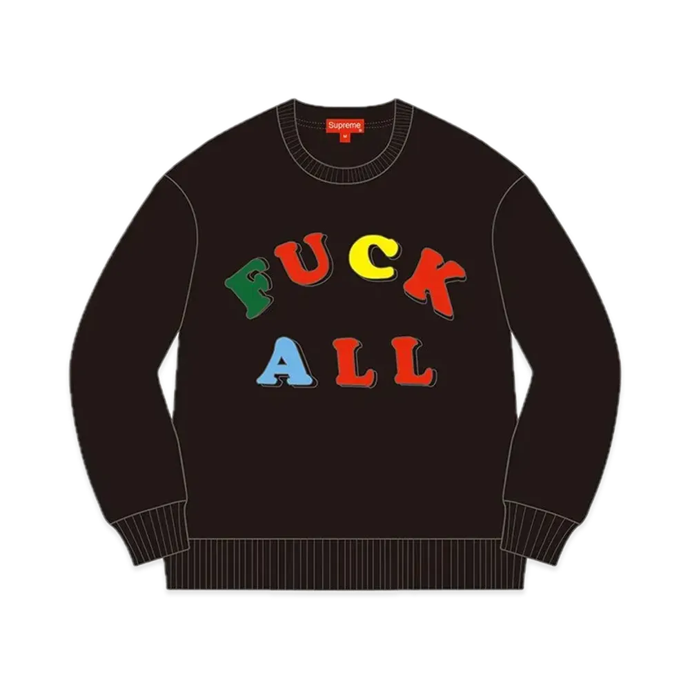 Supreme Jamie Reid Fuck All Sweater 