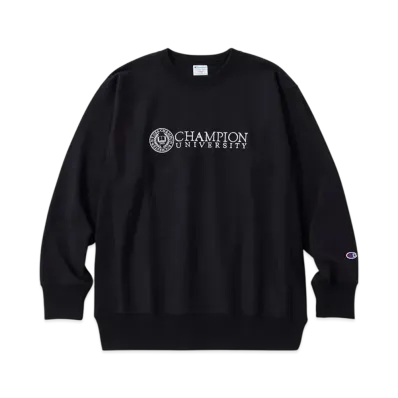 Champion Reverse Weave Crew Neck Sweatshirt 24FW "Black"
