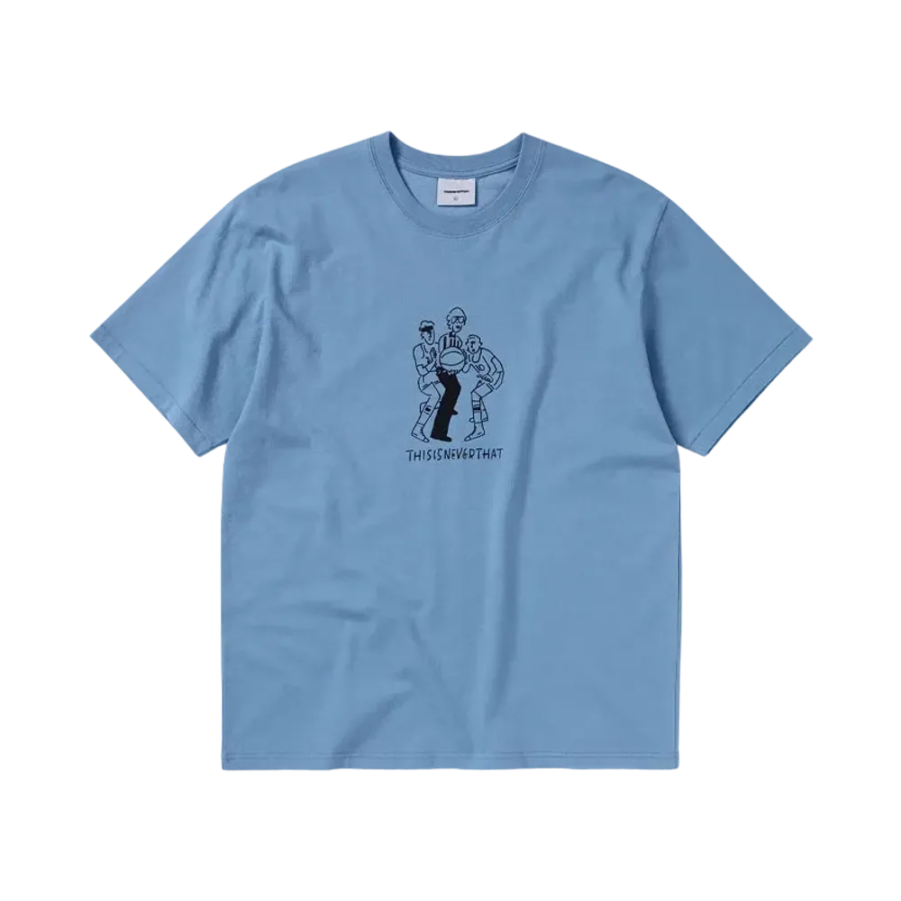 thisisneverthat x Yu Nagaba Graphic Tee "Lavender Grey"