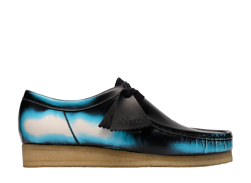 Clarks Wallabee "Black Brush Off"