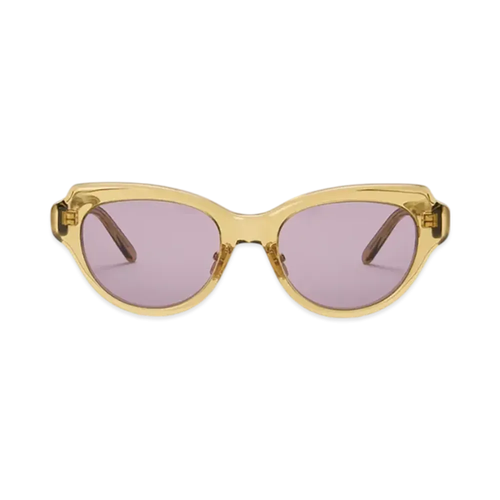 LOEWE Swan Slim Sunglasses "Clear Olive"
