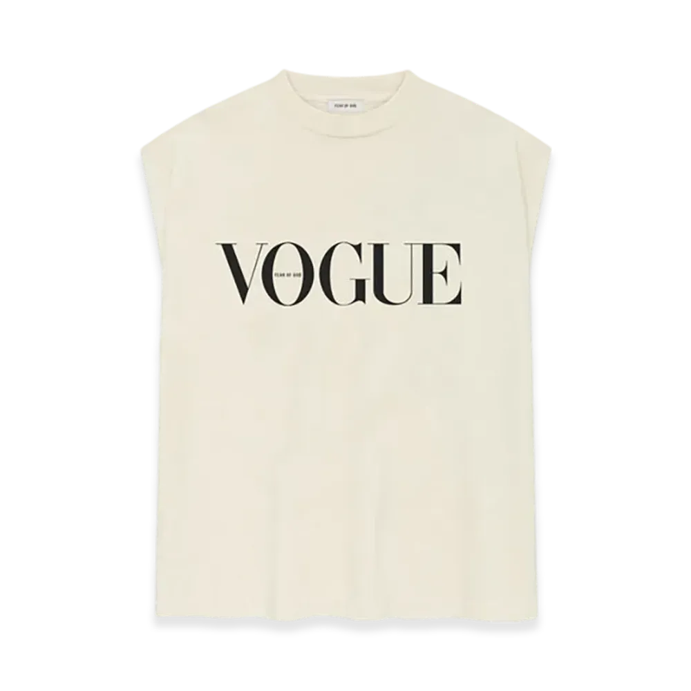 FEAR OF GOD x Vogue Muscle Tee "Cream"