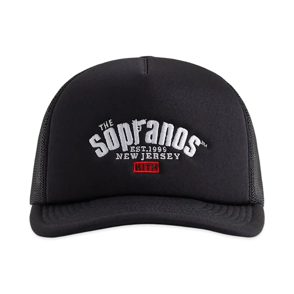Kith x The Sopranos Nolan Trucker Hat "Black"