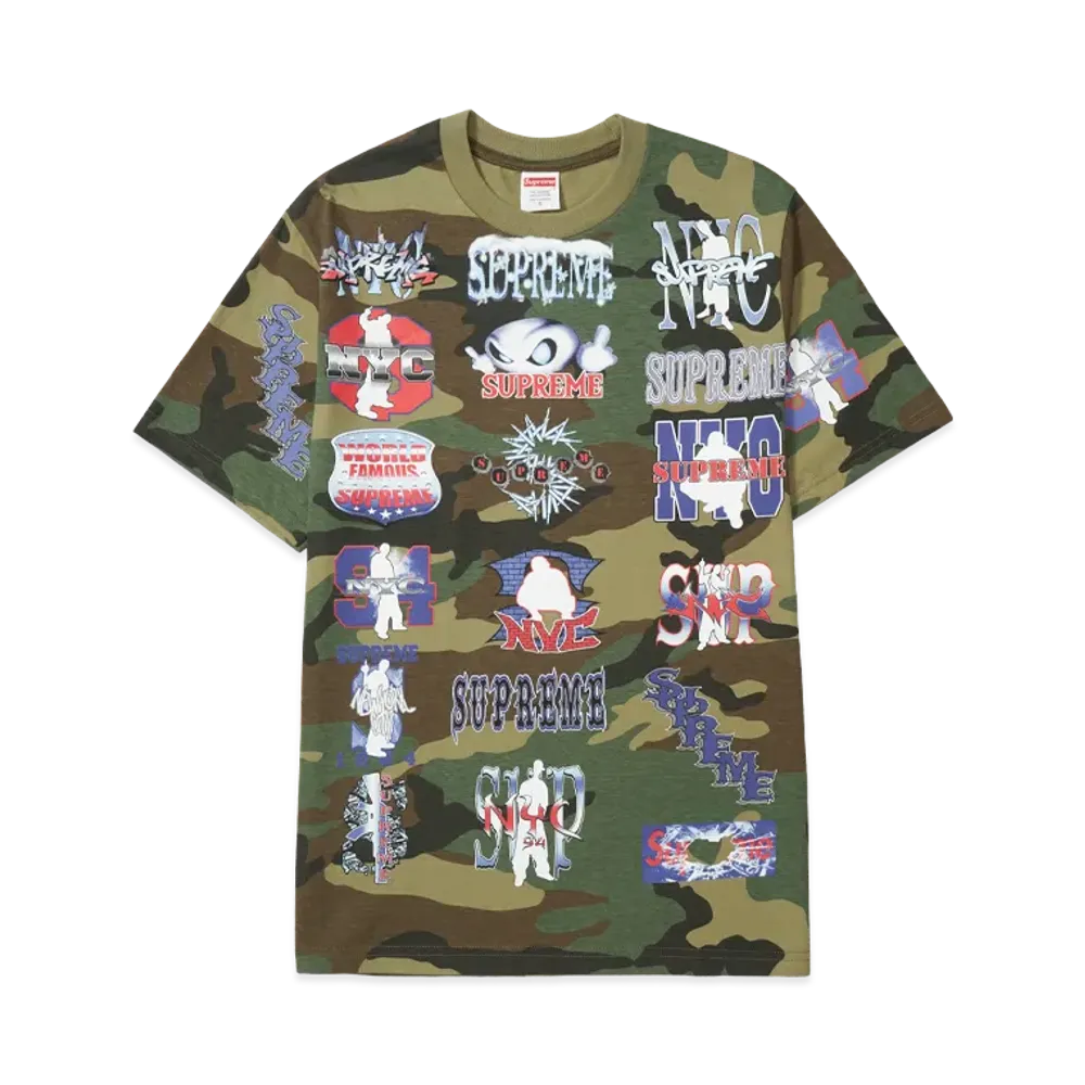 Supreme Flash Tee "Woodland Camo"