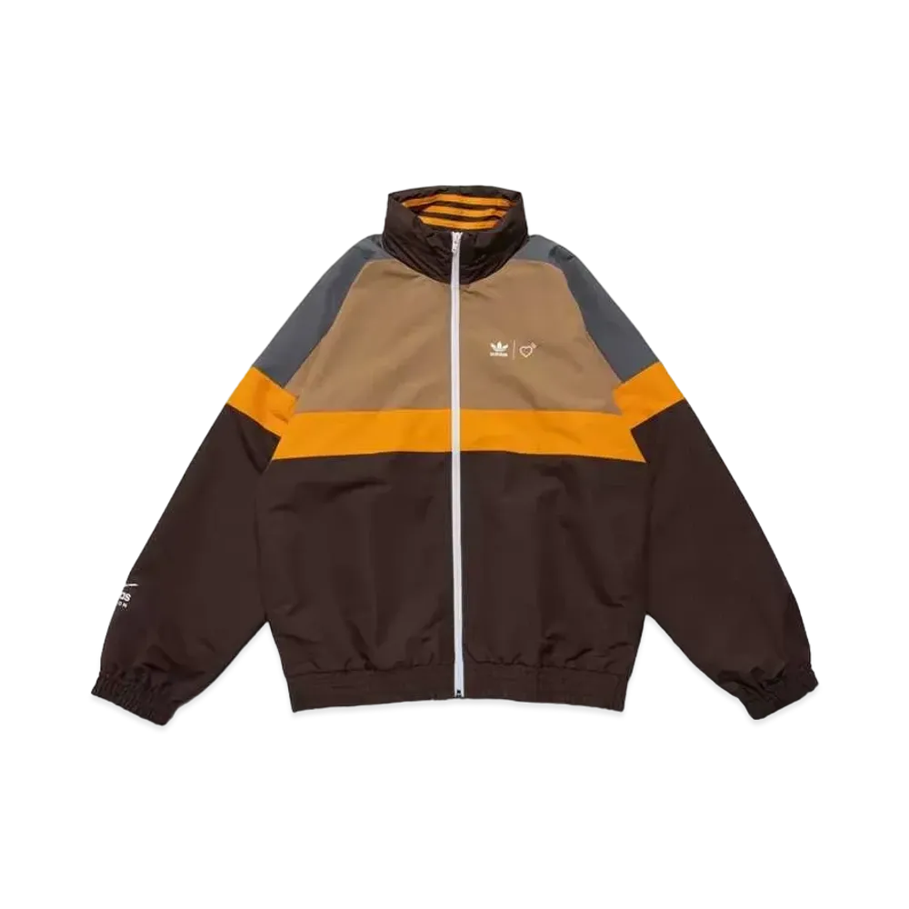 HUMAN MADE ADIDAS WINDBREAKER JACKET "Brown"