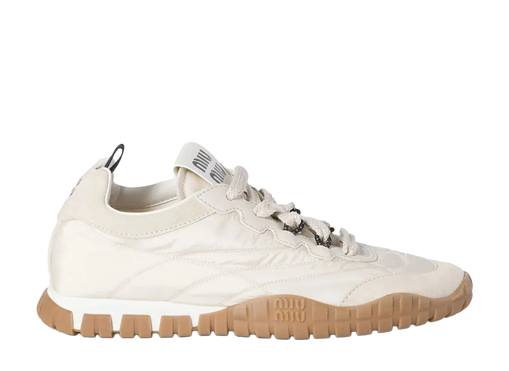 MIU MIU Women's Tyre Sneakers "Beige"