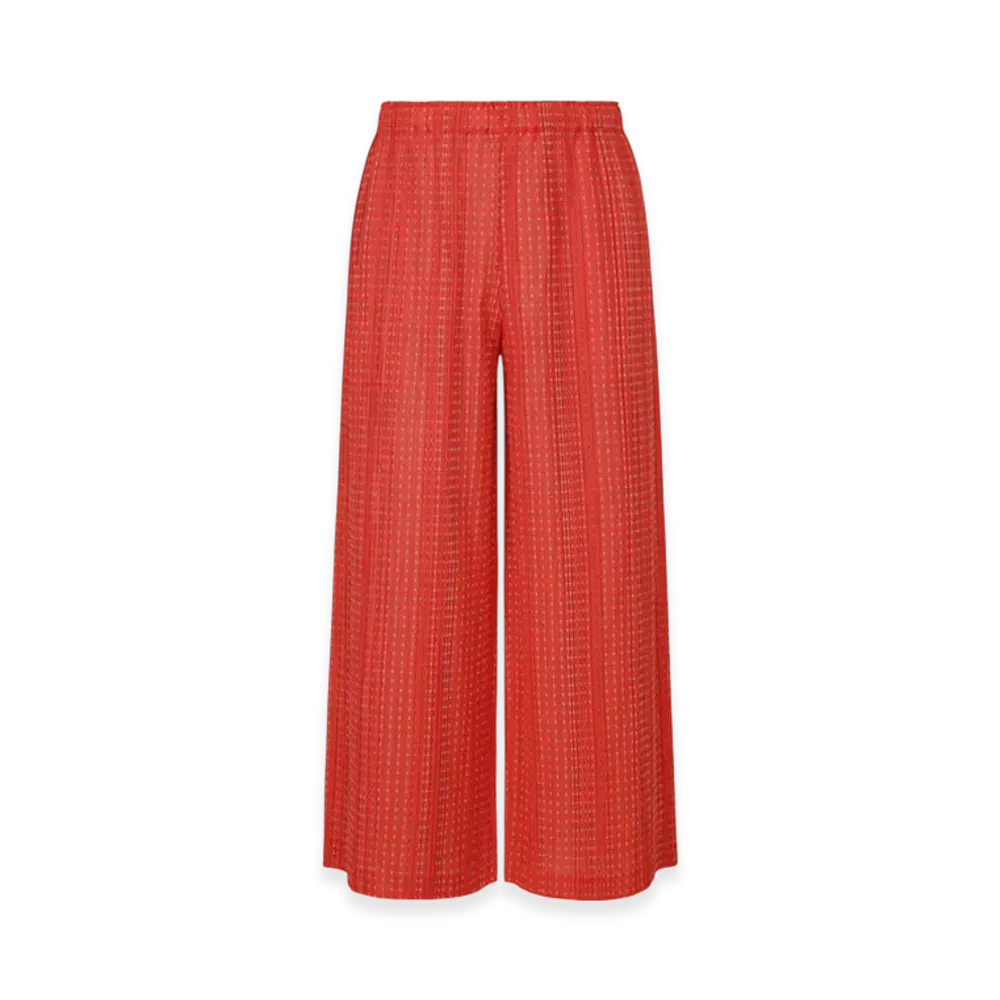 PLEATS PLEASE ISSEY MIYAKE Cotton Skip "Red"