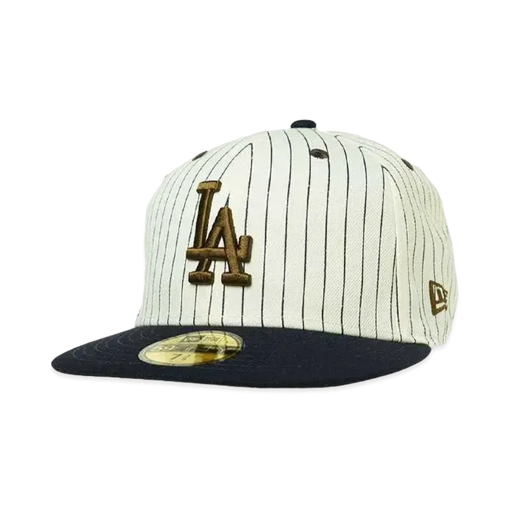 NEW ERA 59FIFTY PIN STRIPE LOSDOD "CHROME NAVY STRIPE"