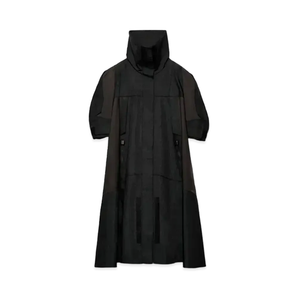 PRADA Women's Canvas Coat "Black"