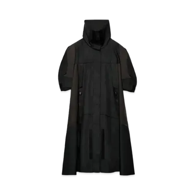 PRADA Women's Canvas Coat "Black"