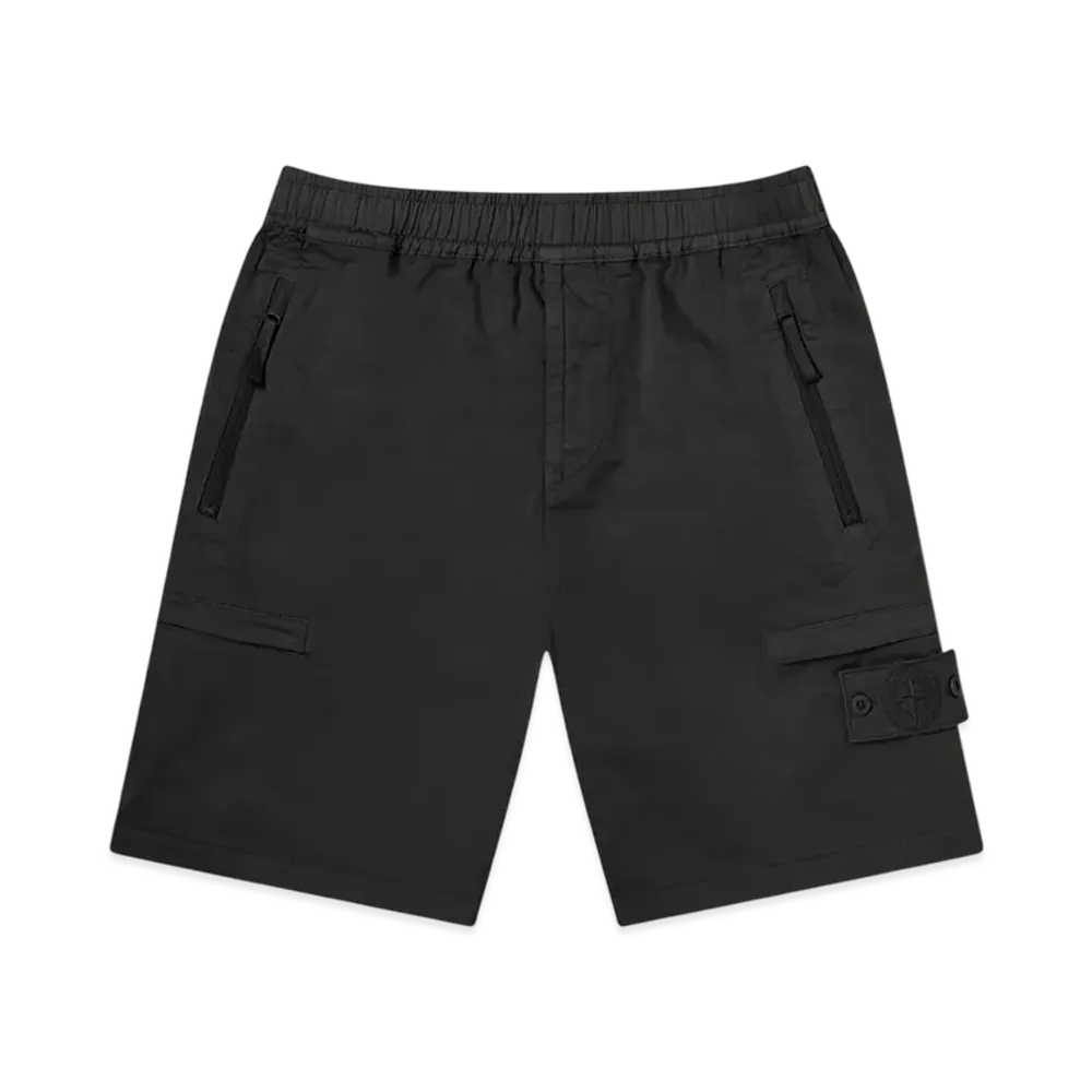 Stone Island L06F2 Ghost Piece Bermuda Shorts - 21SS "Black"