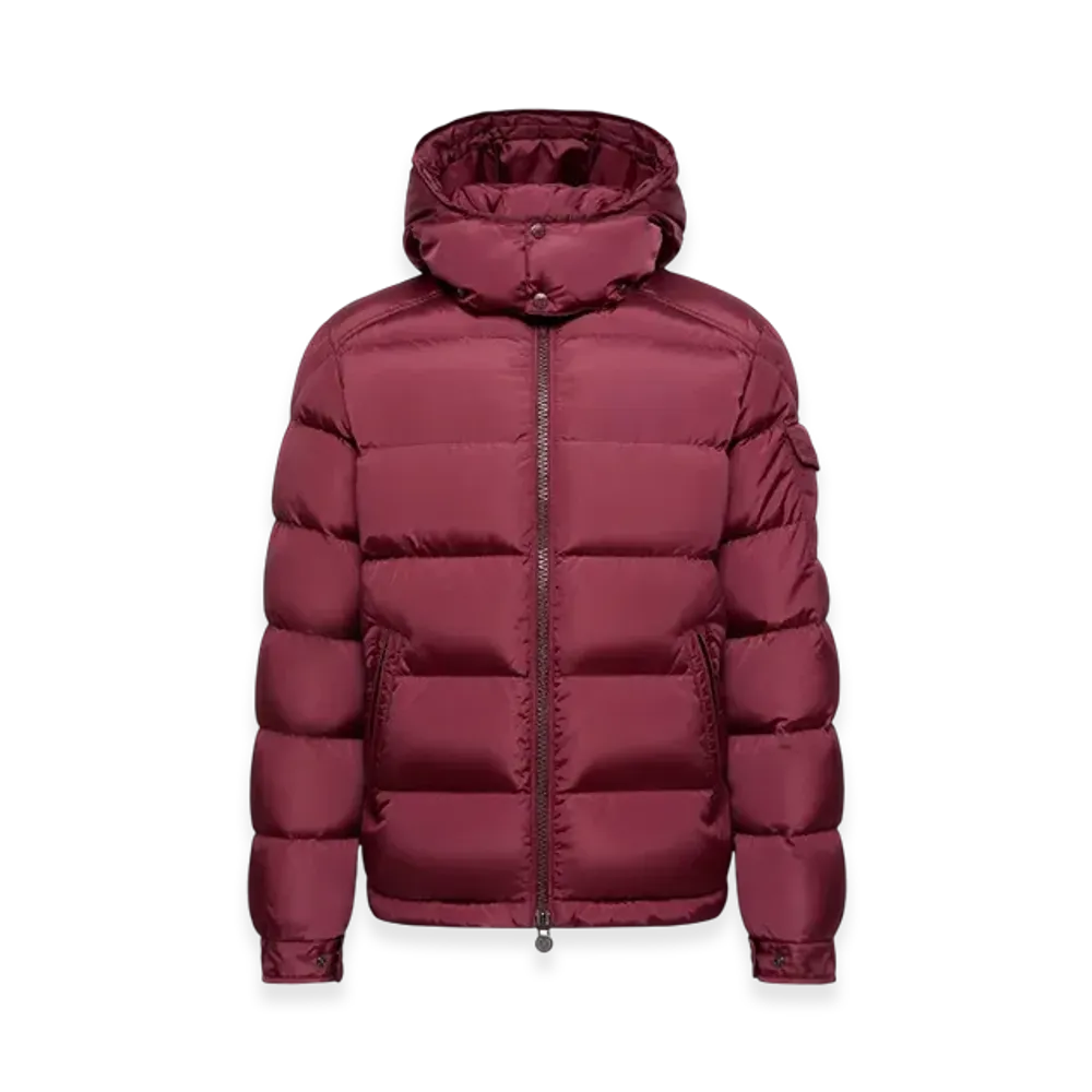 MONCLER Maya Matte Short Down Jacket "Burgundy"