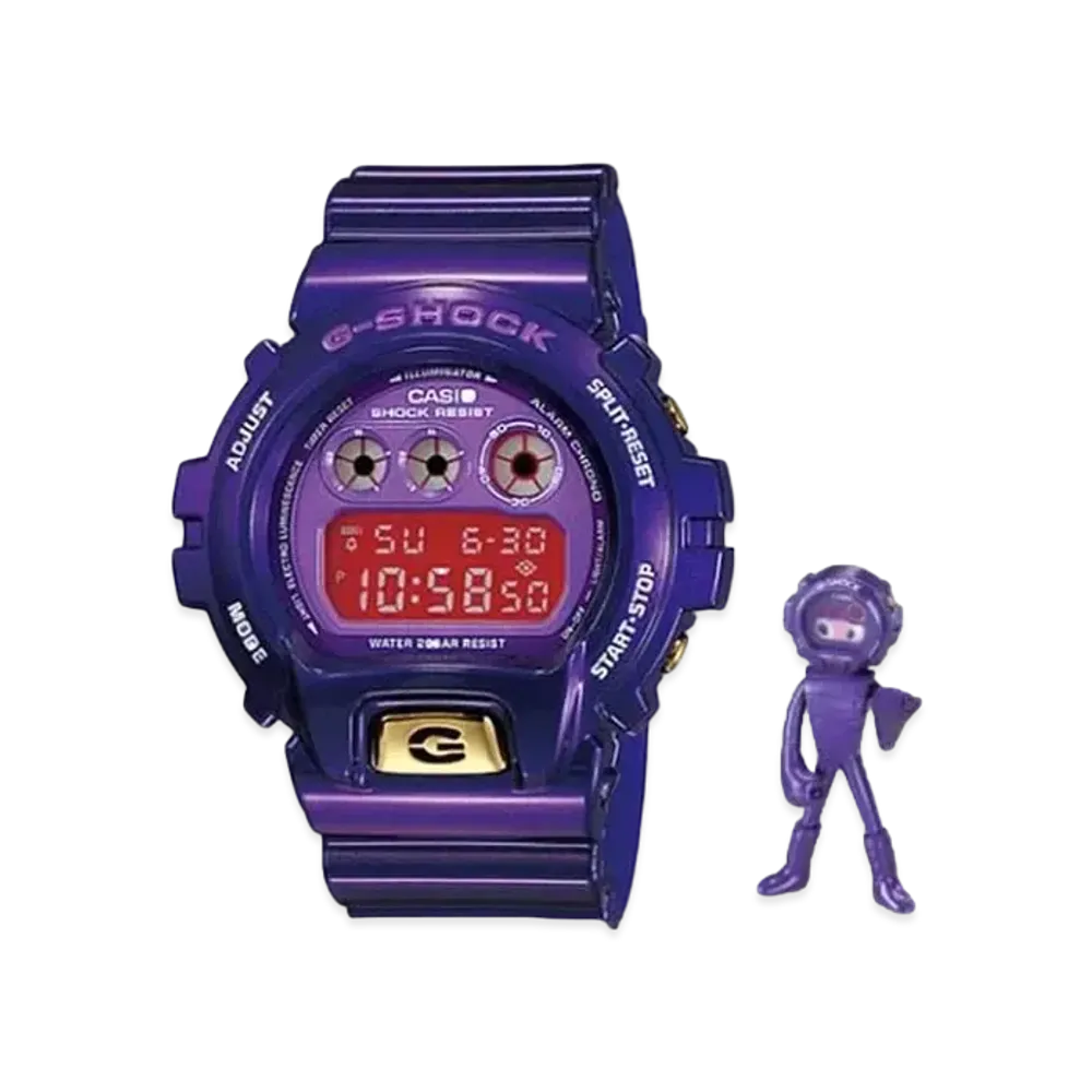 Casio G-Shock x Purple Man Box Set DW-6900SW-6 - 48mm in Resin