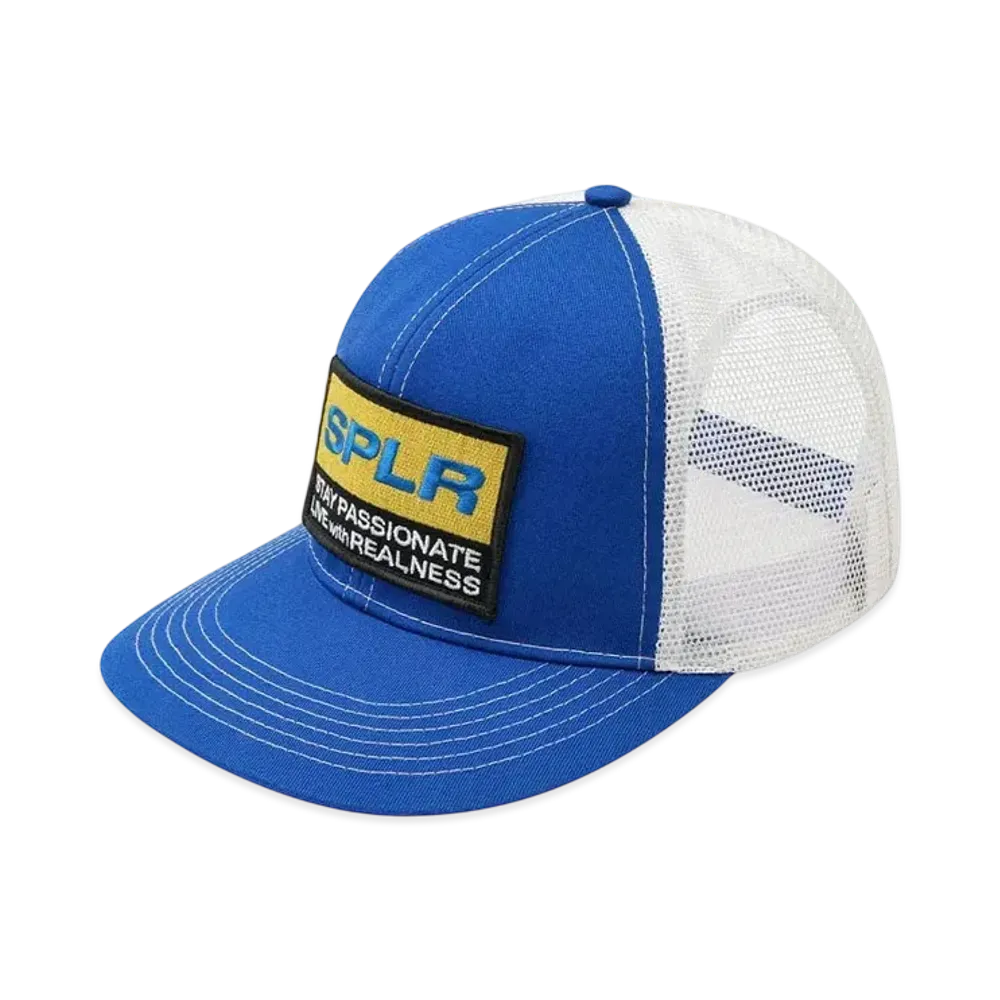 SPLR Label Logo Mesh Cap "Blue"