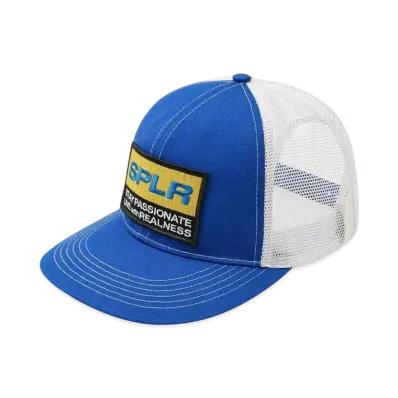 SPLR Label Logo Mesh Cap "Blue"