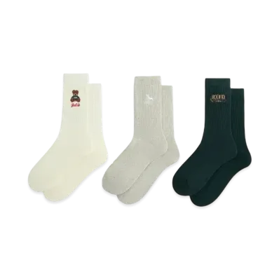 Kith Kithmas 3 Pack Crew Socks "Multi"