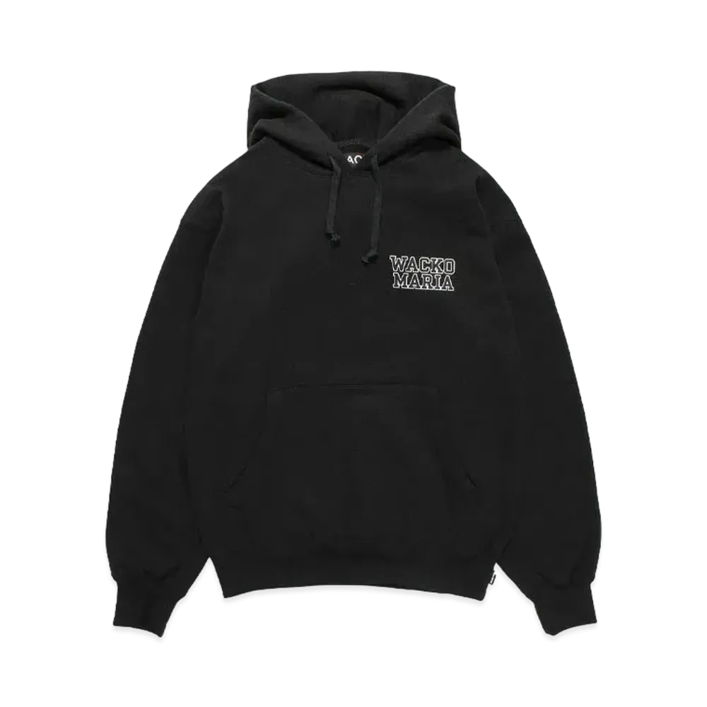 WACKO MARIA Heavy Weight Hooded Sweat Shirt "Black"