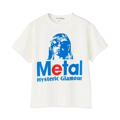 HYSTERIC GLAMOUR Metal Tee "White"