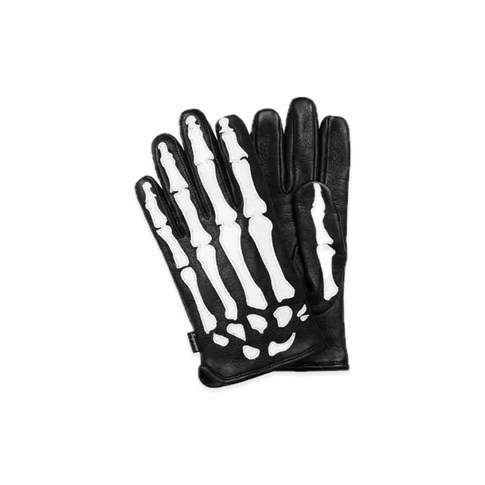 Supreme x Vanson Leather X-Ray Gloves "Black"