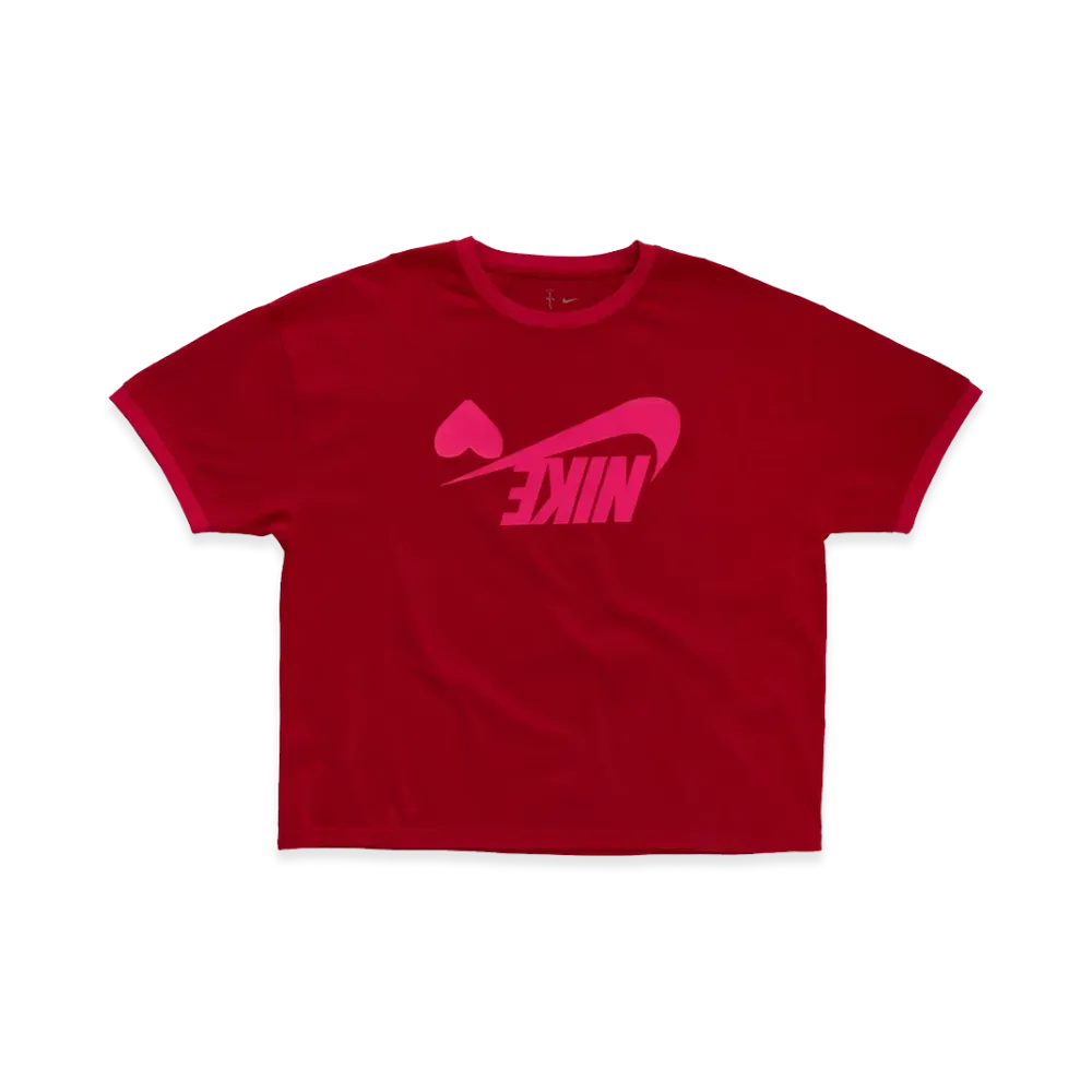 Travis Scott Cactus Jack x Nike Heart Ringer Tee "Red"