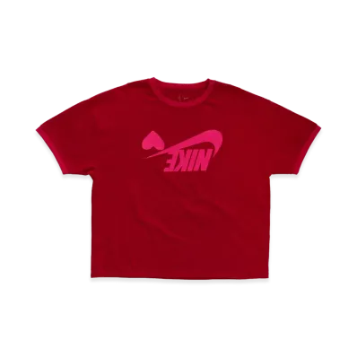 Travis Scott Cactus Jack x Nike Heart Ringer Tee "Red"