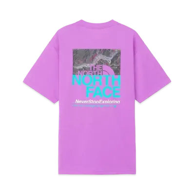 The North Face Short Sleeve Half Switching Logo Tee "Aubergine"