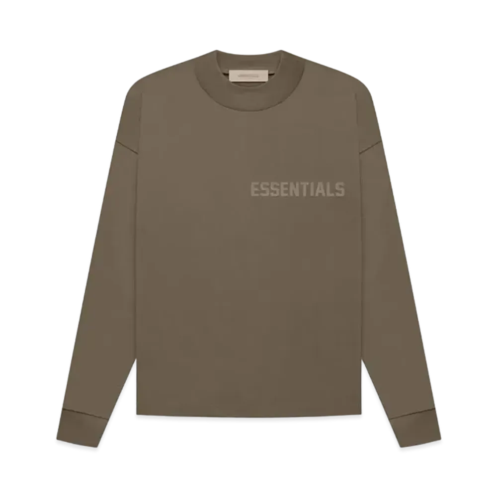 FEAR OF GOD ESSENTIALS LS Tee "Wood"