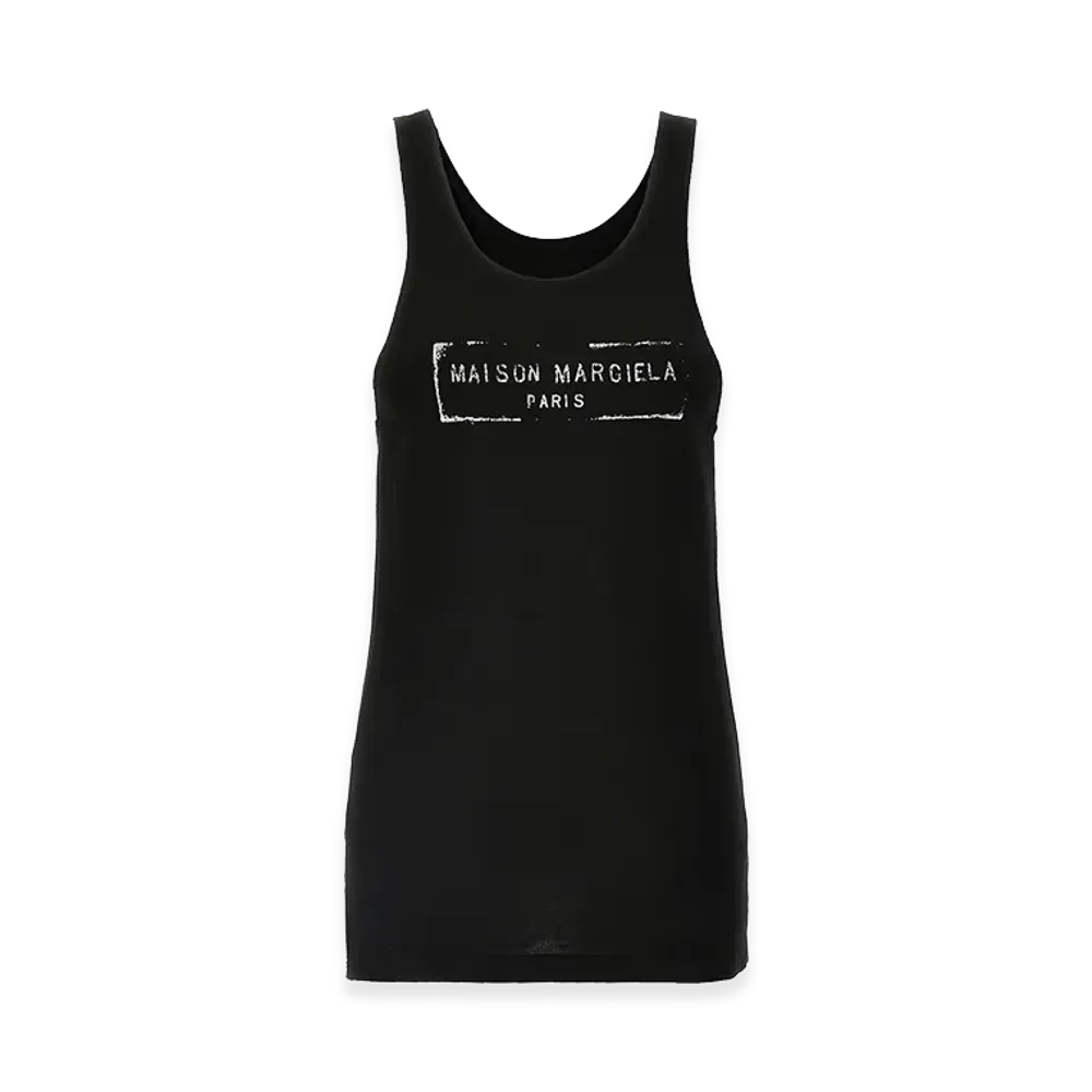 Maison Margiela Women's Logo Tank Top "Black"