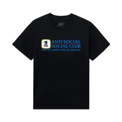 ANTI SOCIAL SOCIAL CLUB x USPS Priority Tee "Black"