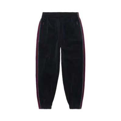 WACKO MARIA Striped Velveteen Track Pants "Navy"