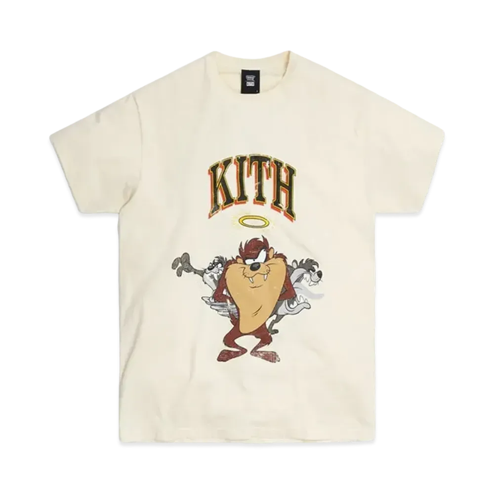 KITH Looney Tunes Taz Vintage Tee "Ivory"