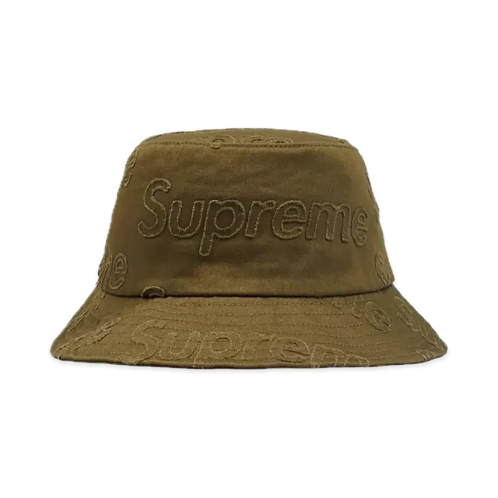 Supreme Lasered Twill Crusher "Olive"