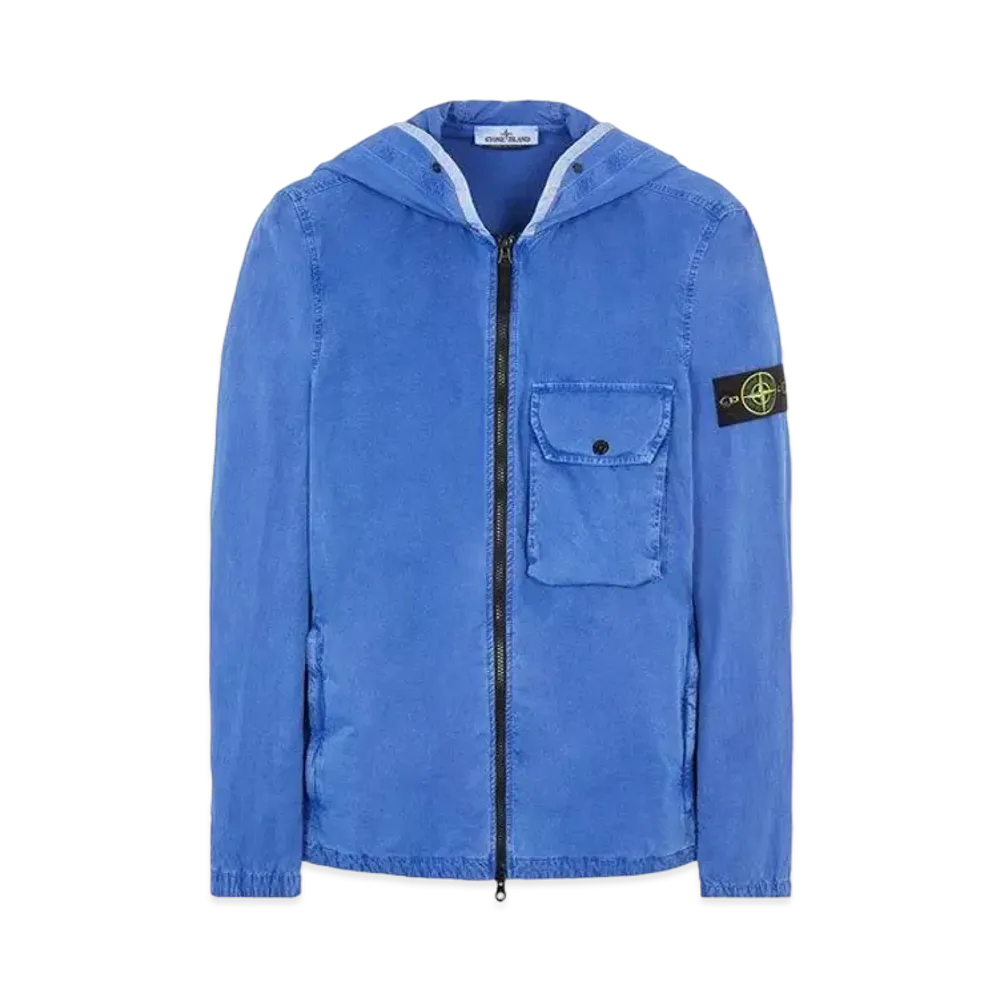Stone Island 114WN BRUSHED COTTON CANVAS_'OLD' EFFECT "Periwinkle"