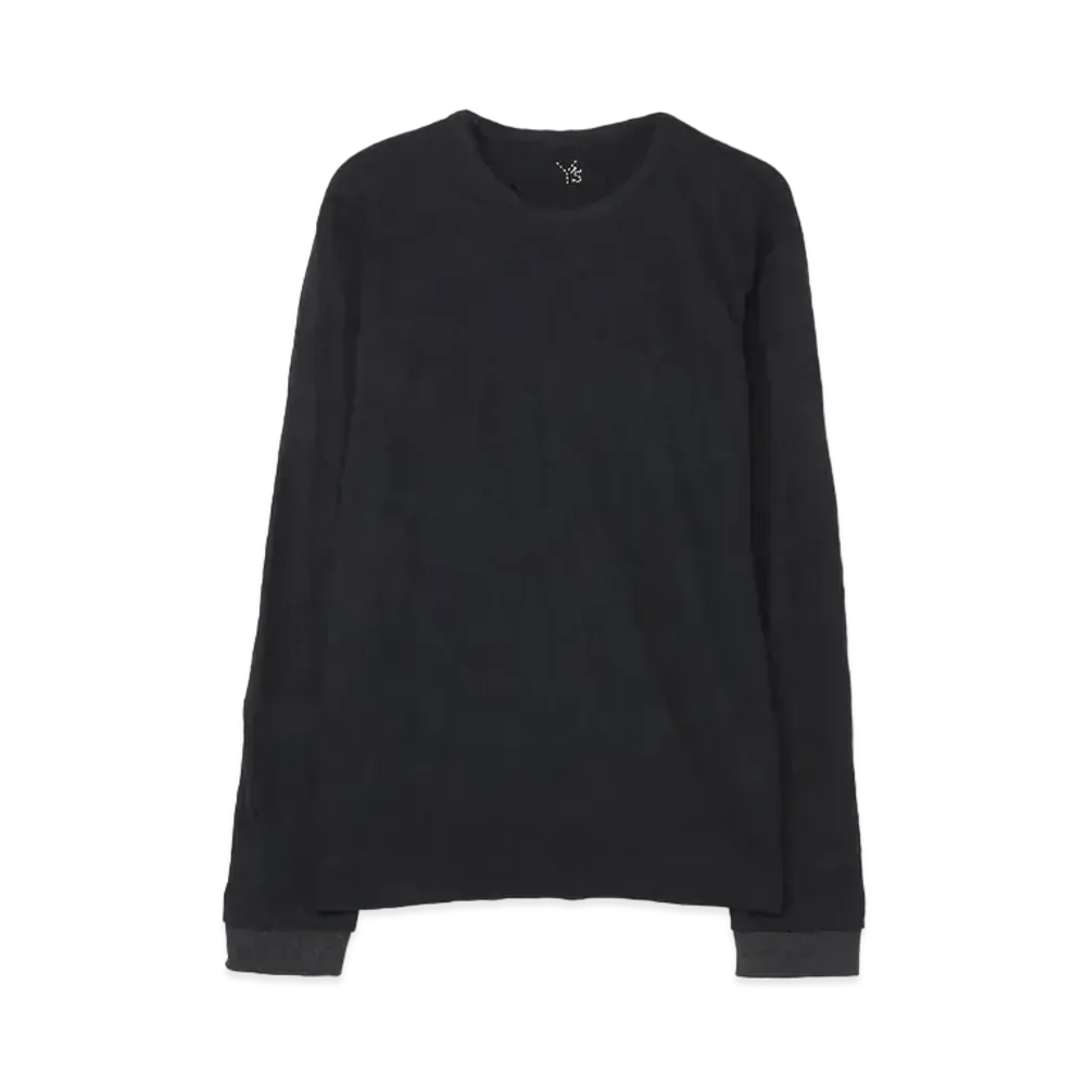 Yohji Yamamoto Y's PLAIN STITCH WRINKLE Y's STITCH BIG LONG T "Black"