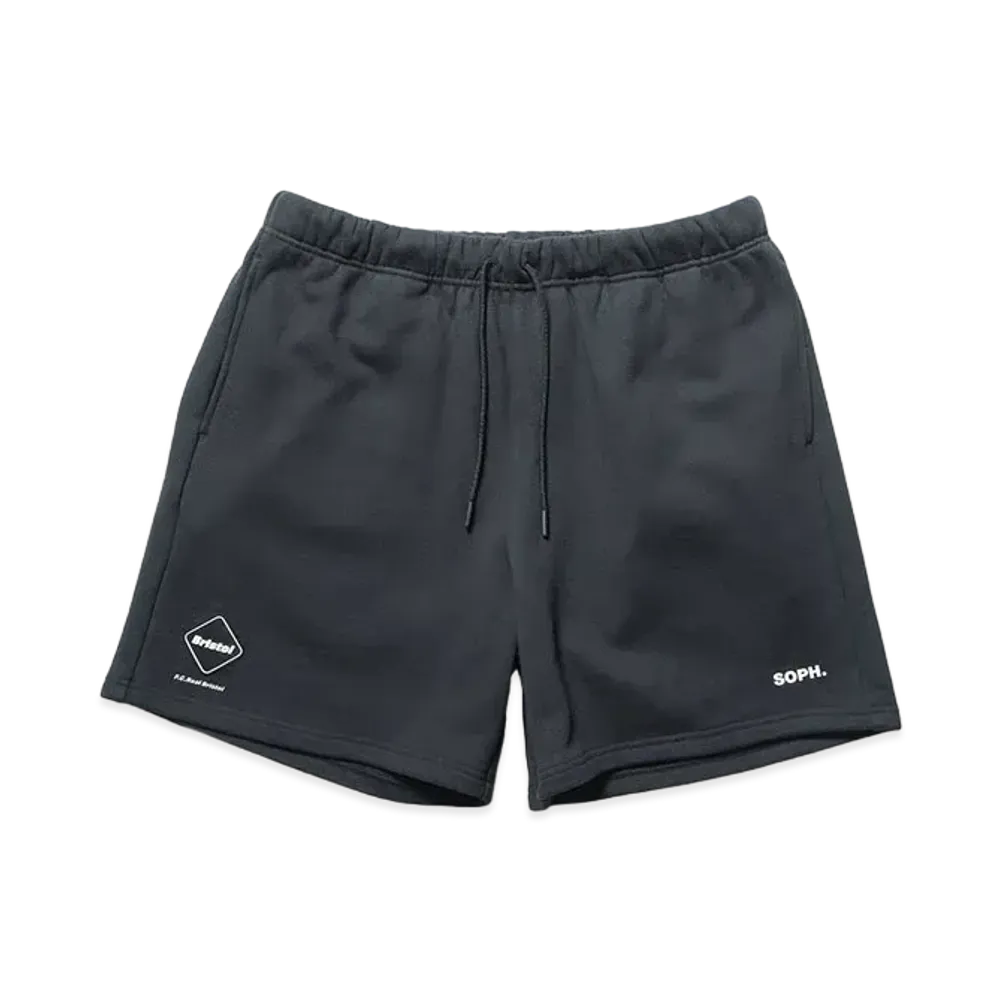 F.C.REAL BRISTOL Emblem Sweat Shorts "Black"