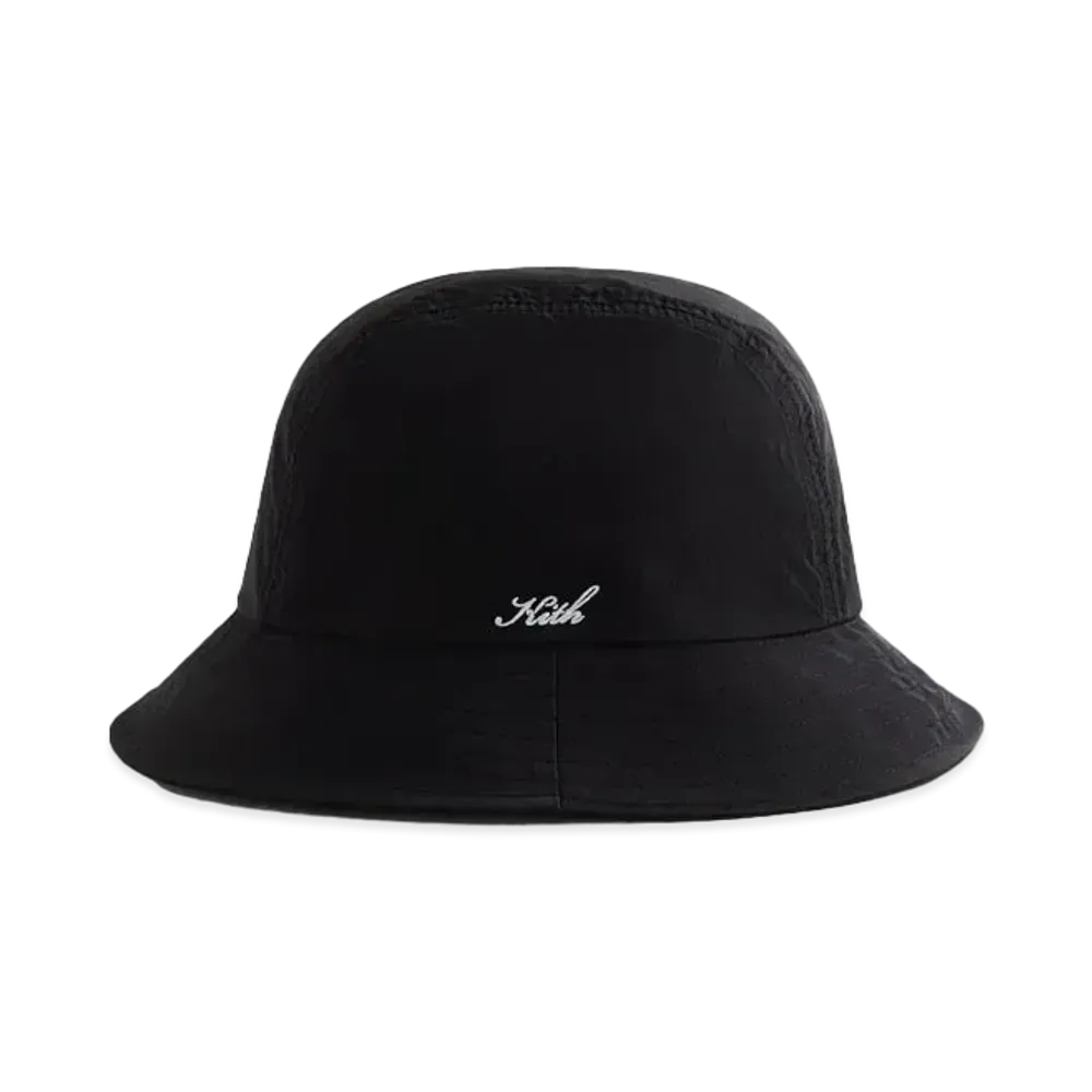 Kith Nylon Camper Bucket Hat "Black"