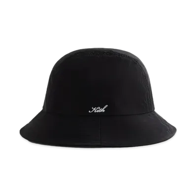 Kith Nylon Camper Bucket Hat "Black"