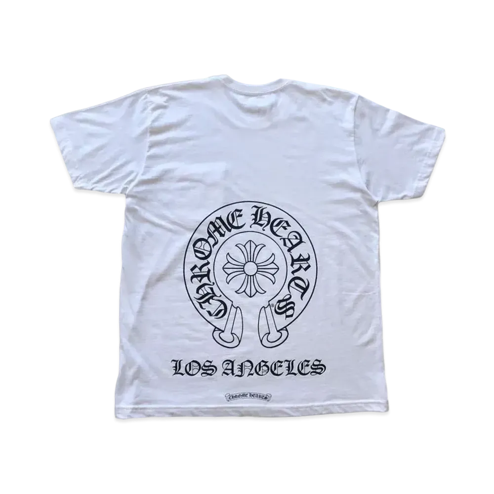 Chrome Hearts Los Angeles Exclusive Horseshoe Pocket T-Shirt "White"
