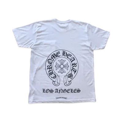 Chrome Hearts Los Angeles Exclusive Horseshoe Pocket T-Shirt "White"