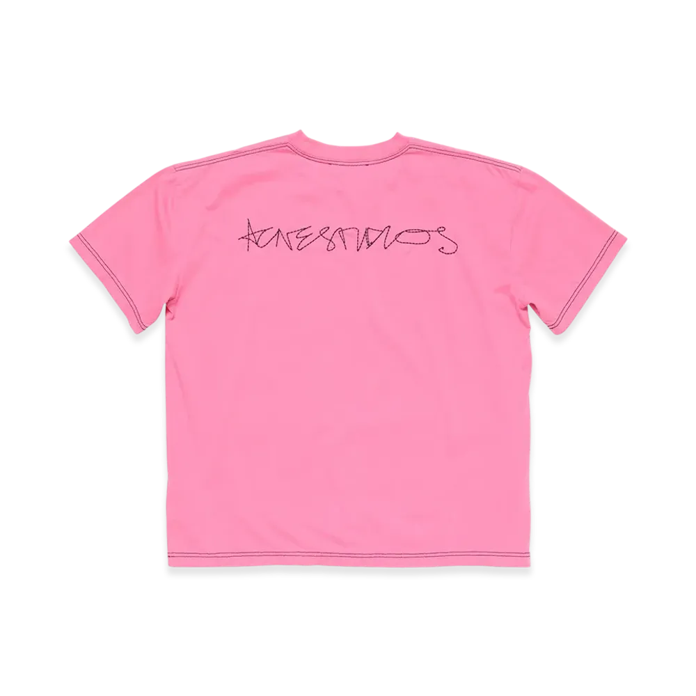 Acne Studios Logo Tee "Pink"