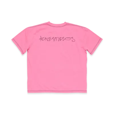 Acne Studios Logo Tee "Pink"
