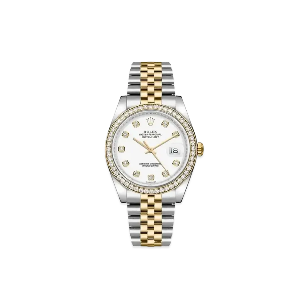 ROLEX Datejust 10P Diamonds "White/Stainless Steel/Yellow Gold"