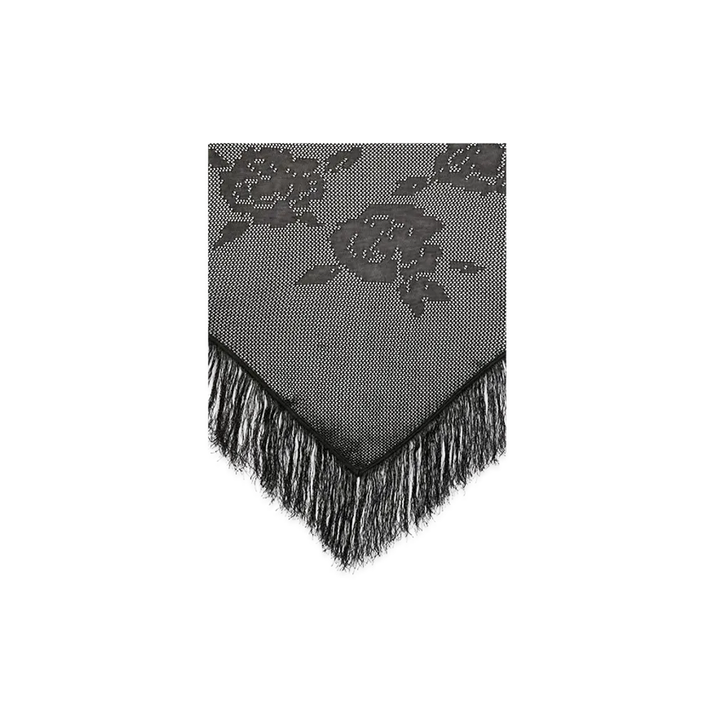 OUR LEGACY Triangle Scarf "Black Smooth Viscose"