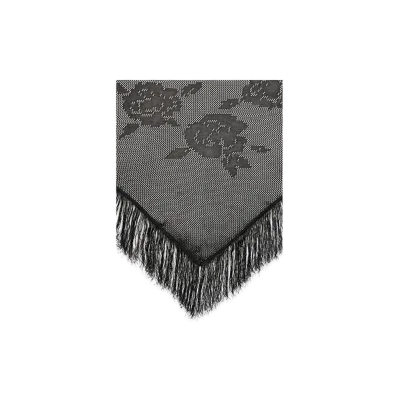 OUR LEGACY Triangle Scarf "Black Smooth Viscose"
