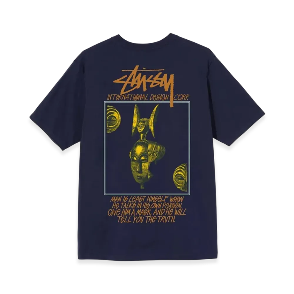 Stussy Masked Tee "Navy"