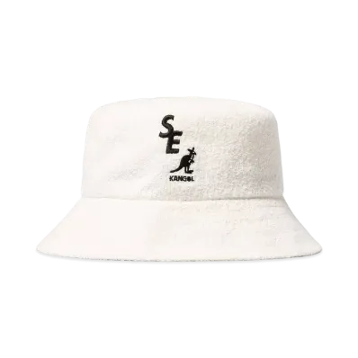 WIND AND SEA X KANGOL BERMUDA BUCKET "White"