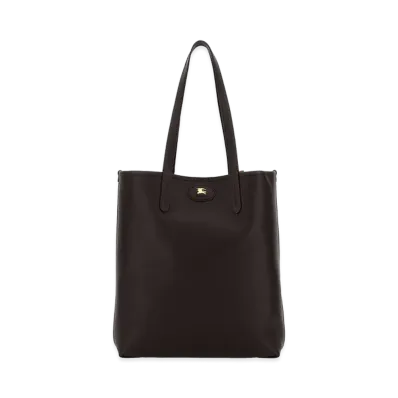 Burberry Leather Bloomsbury Shopping Bag "Black/Dark Brown"