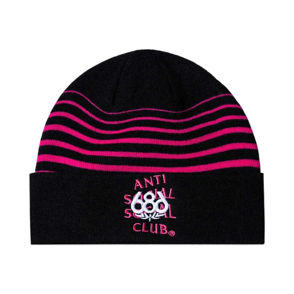 ANTI SOCIAL SOCIAL CLUB x 686 All-Mountain Beanie "Black"