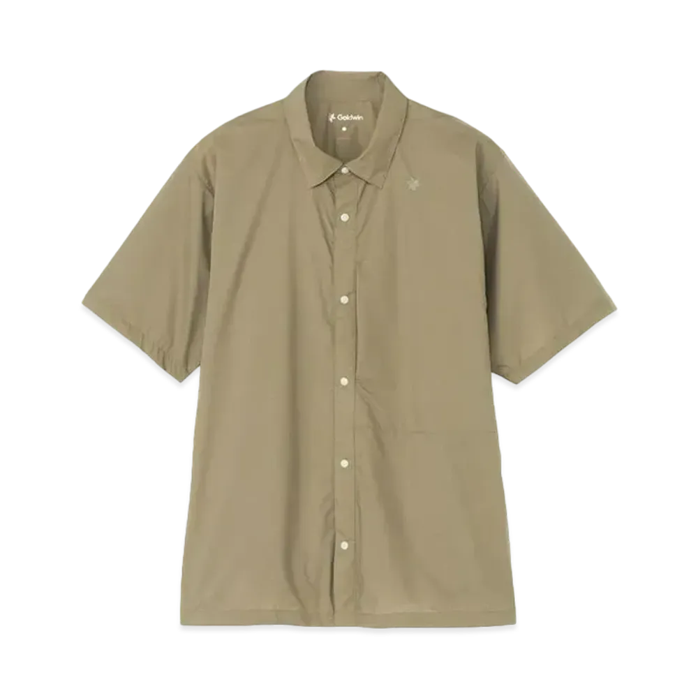 Goldwin Partex Double Cross Short Sleeve Hike Shirt (Unisex) "Nut Shell"