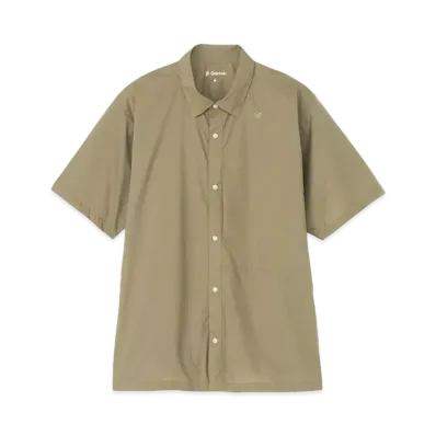 Goldwin Partex Double Cross Short Sleeve Hike Shirt (Unisex) "Nut Shell"